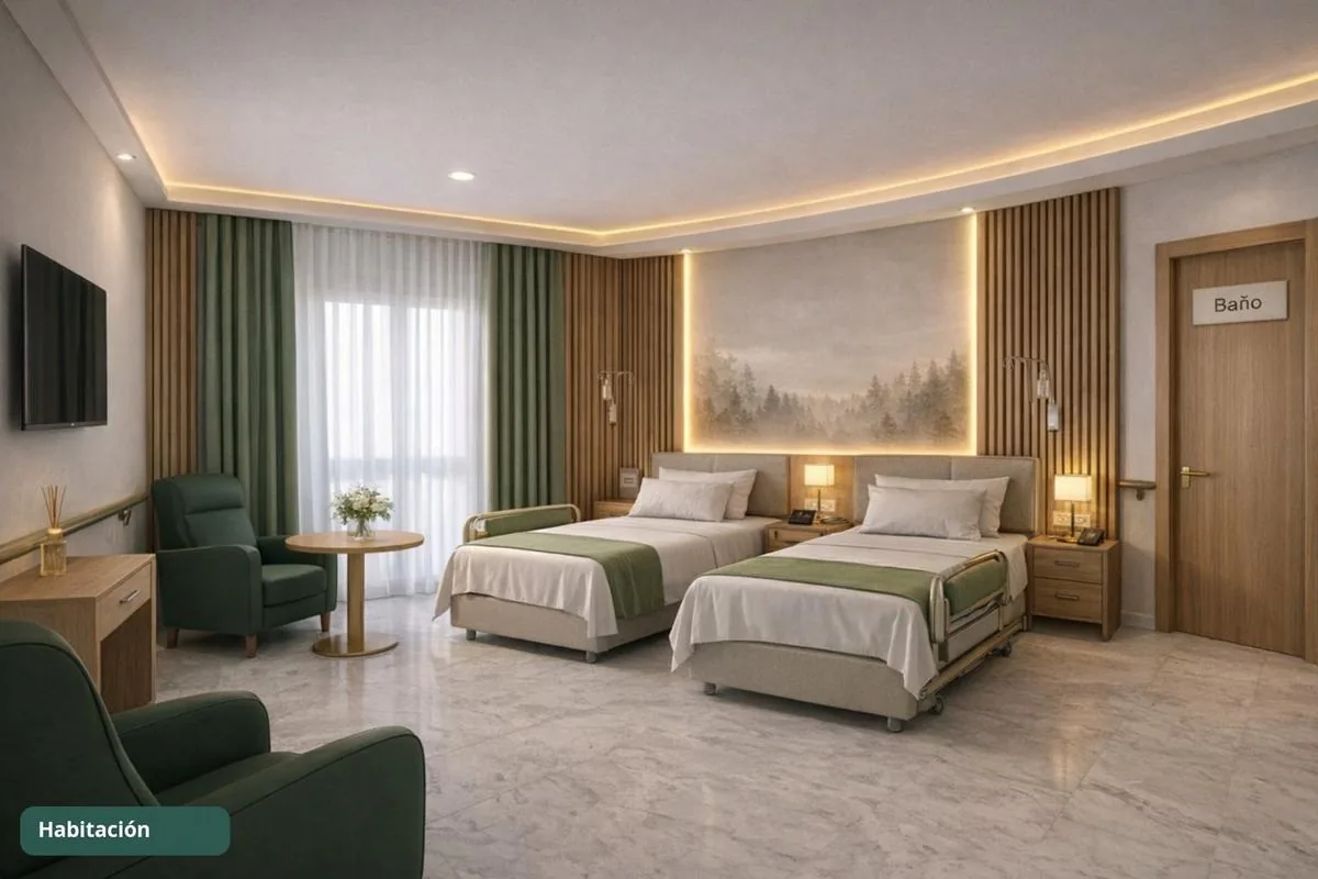 Habitación después de la intervención de interiorismo
